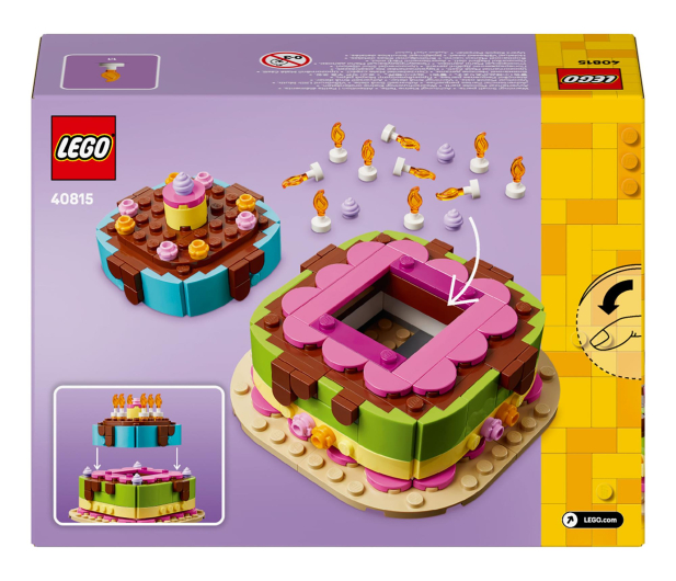 LEGO ICONIC 40815 Tort na przyjęcie urodzinowe - 1529759 - zdjęcie 9